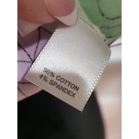 Loft Women's White Floral Cotton Square Neck Sleeveless Casual Top Blouse 14P - Picture 11 of 12